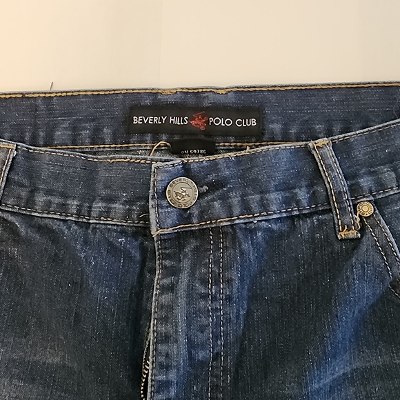 Beverly Hills Polo Club Men's Denim Blue Jeans 38W x 30L - Picture 13 of 13